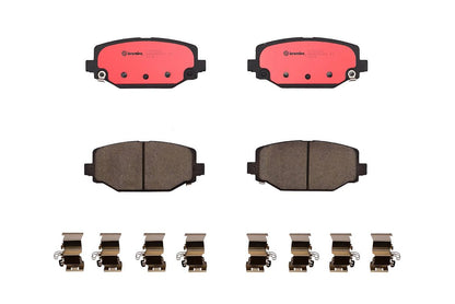 Disc Brake Pad Set with mounting hardware from Brembo part number P11032N