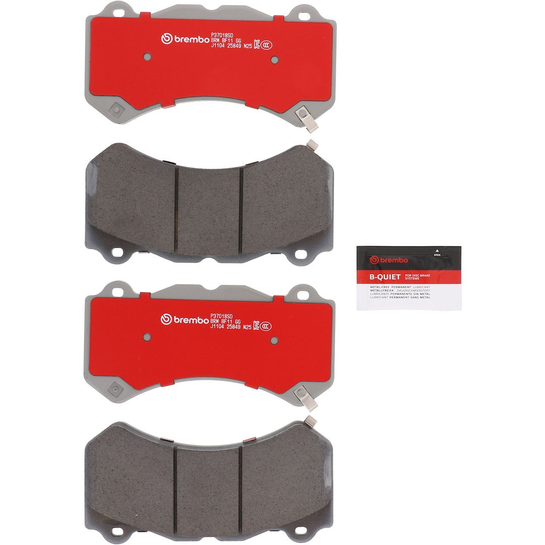 Disc Brake Pad Set from Brembo part number P37018SD