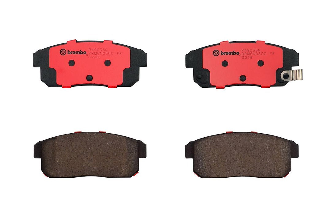 Disc Brake Pad Set with mounting hardware from Brembo part number P49035N