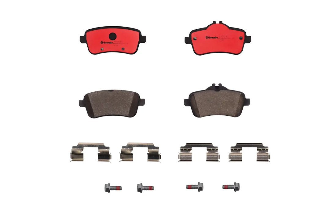 Disc Brake Pad Set with mounting hardware from Brembo part number P50101N