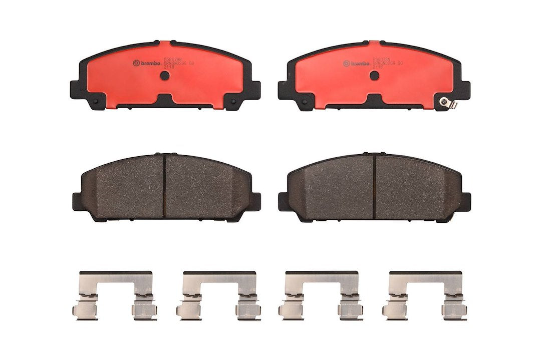 Disc Brake Pad Set with mounting hardware from Brembo part number P56079N
