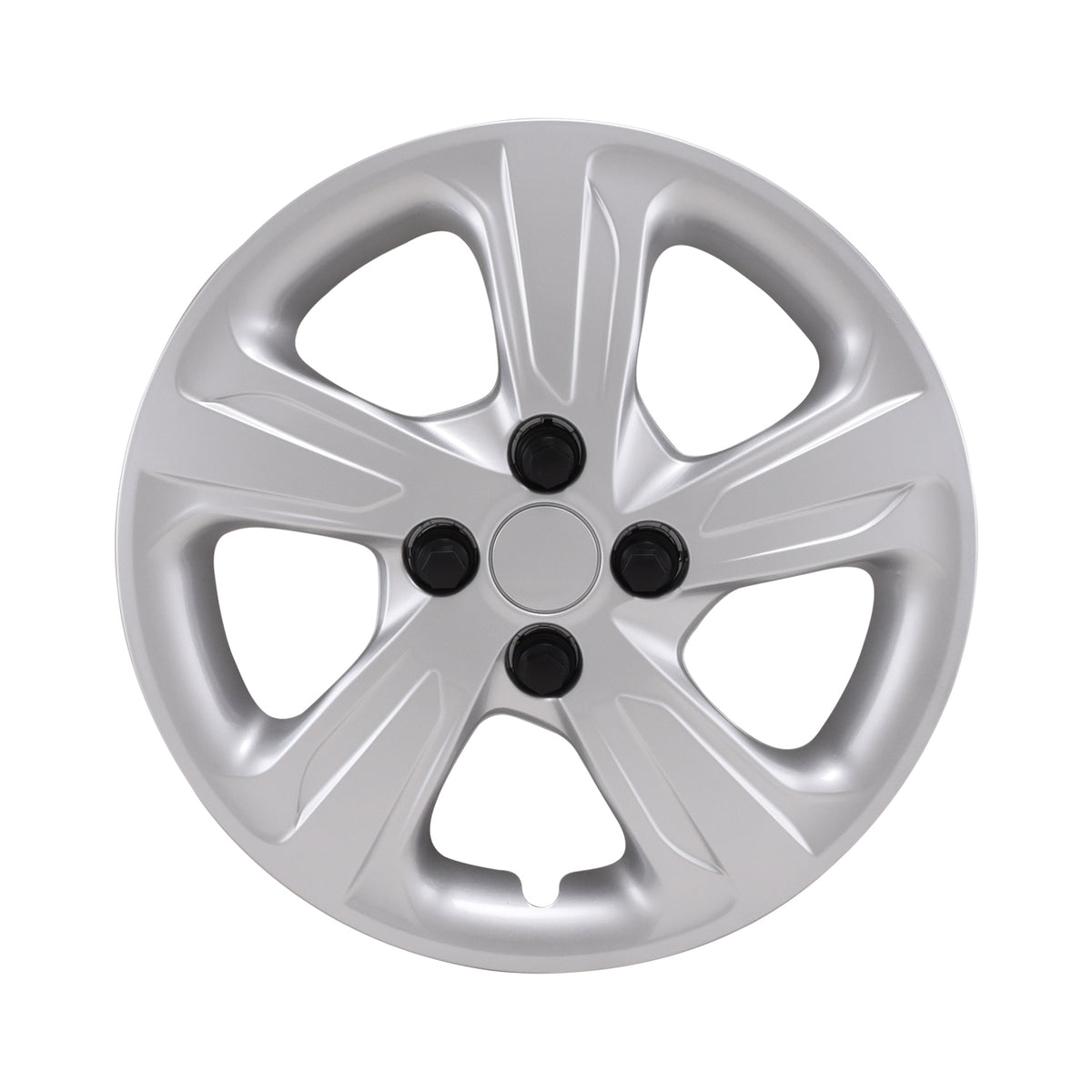 Silver gloss painted abs plastic wheel cover 15 diameter from Coast To Coast part number IWC55815S
