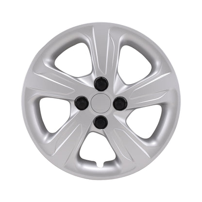 Silver gloss painted abs plastic wheel cover 15 diameter from Coast To Coast part number IWC55815S