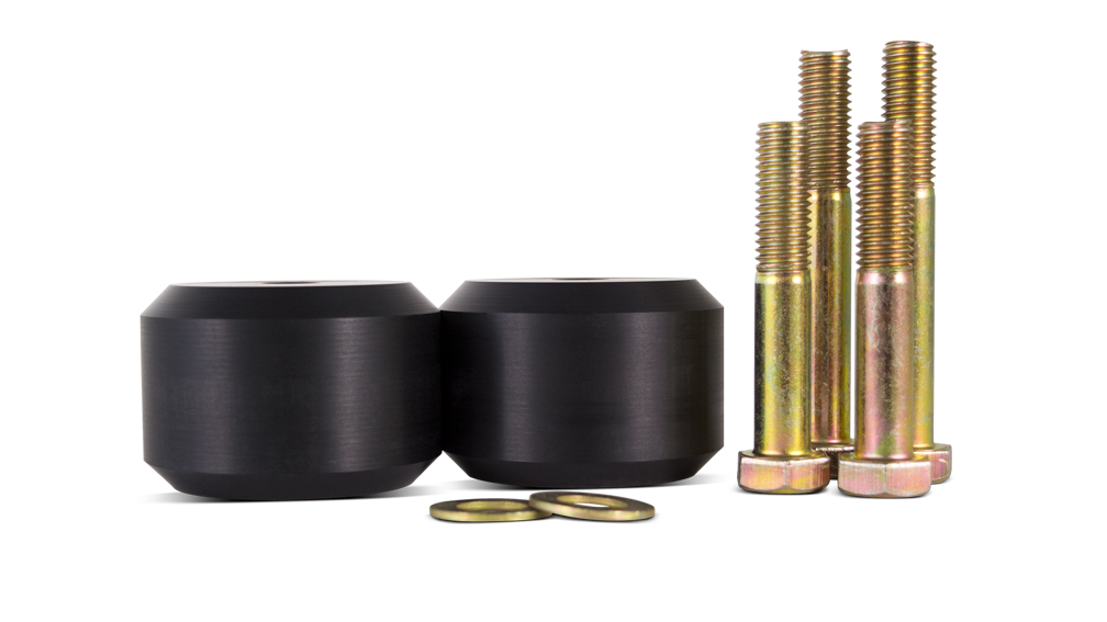 Black smooth metal suspension leveling kit from Body Armor 4x4 part number 50209-GM