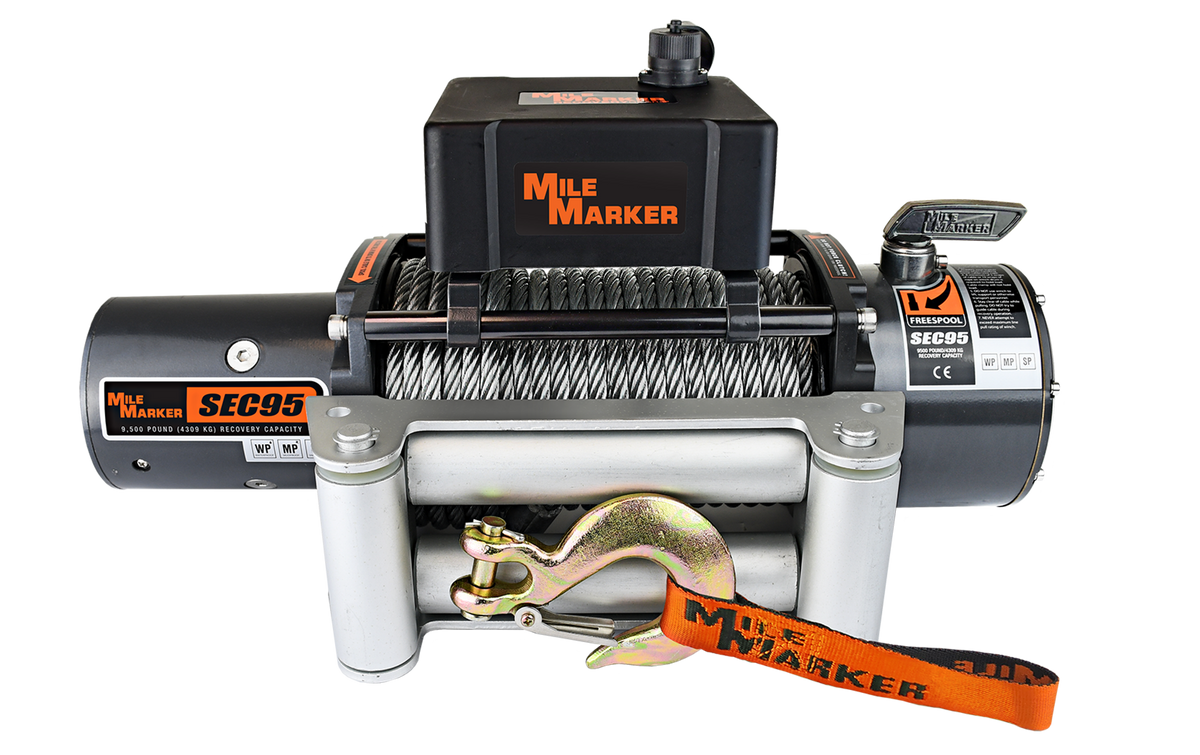 Metal winch from Mile Marker part number 76-50246BW