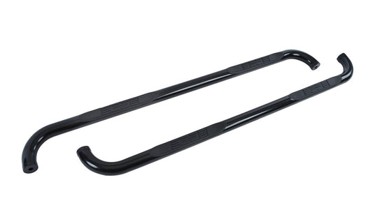 Black mild steel step nerf bar kit with mounting hardware from Big Country part number 372021