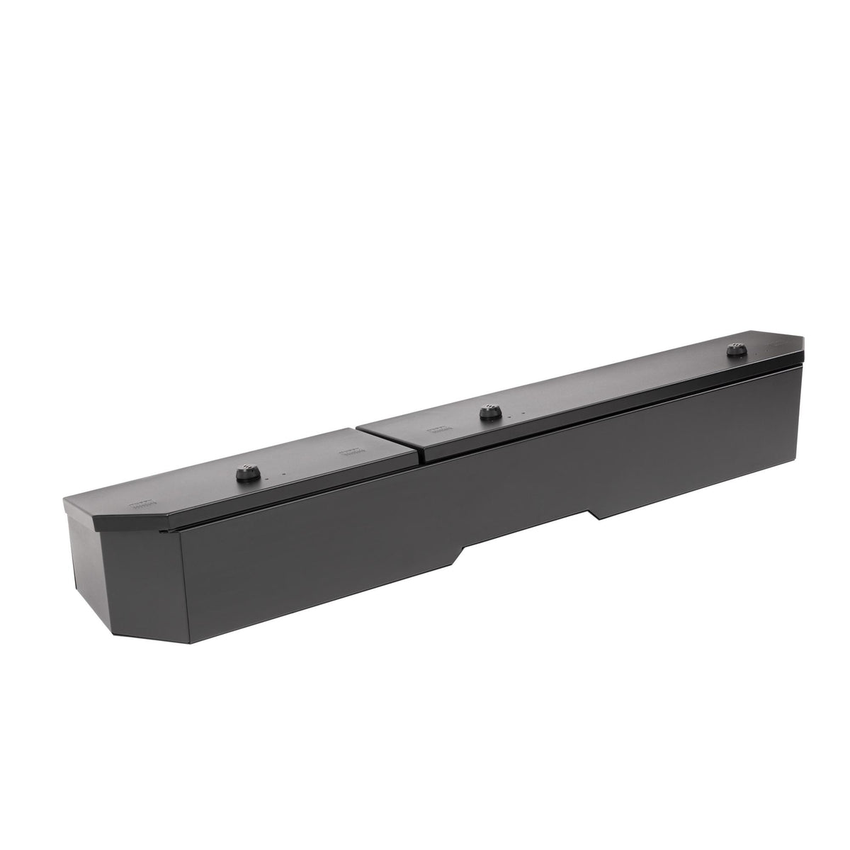 Black underseat storage box from Tuffy Security Products part number 352-01-A