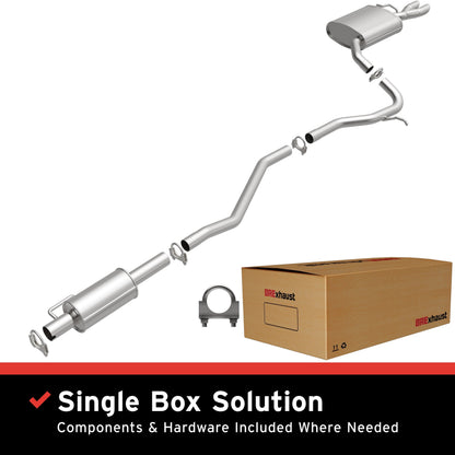 Satin exhaust system kit from BRExhaust part number 106-0191