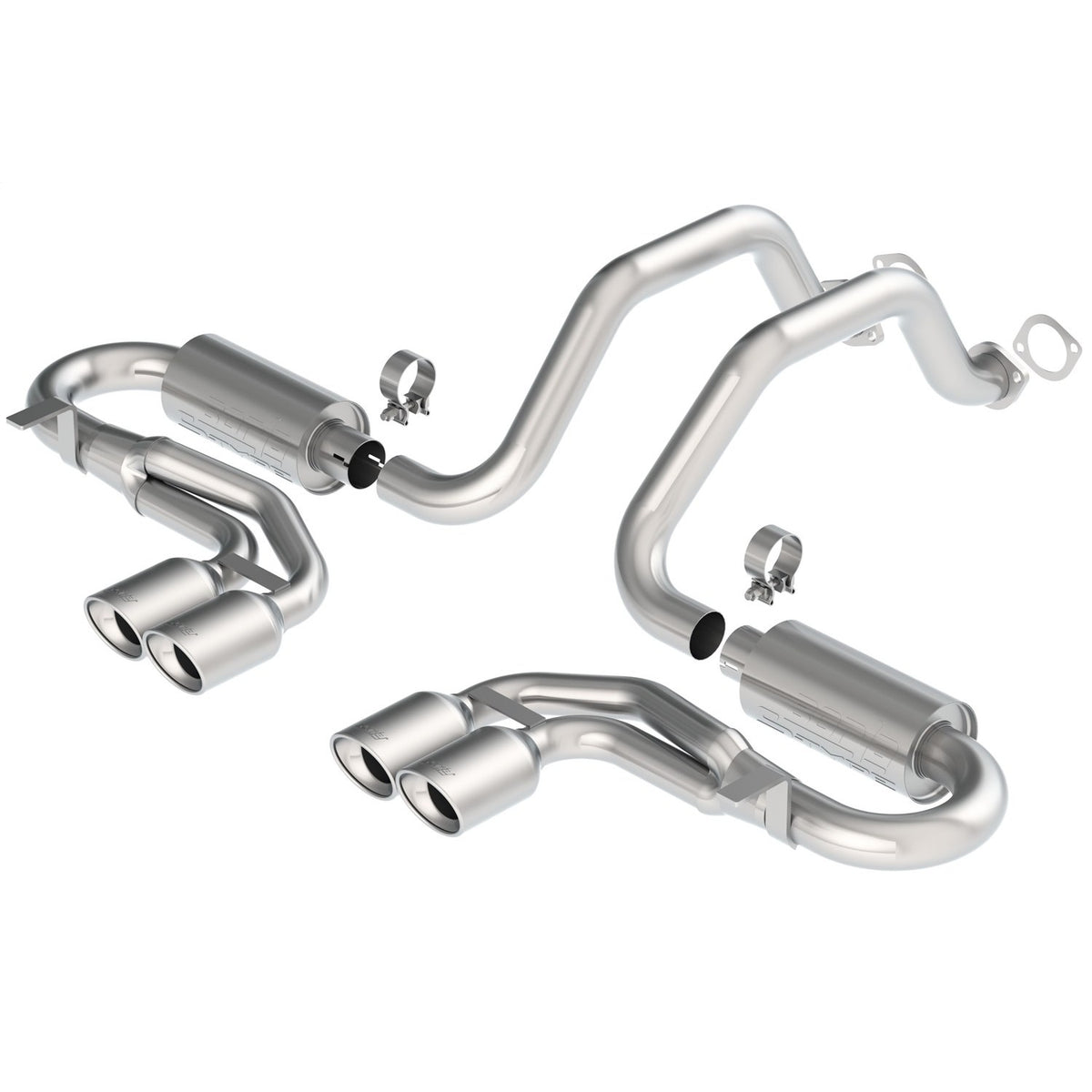 T-304 stainless steel exhaust system kit from Borla part number 140039