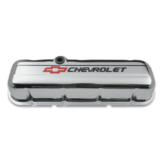 Chrome steel engine valve cover from Proform part number 141-813