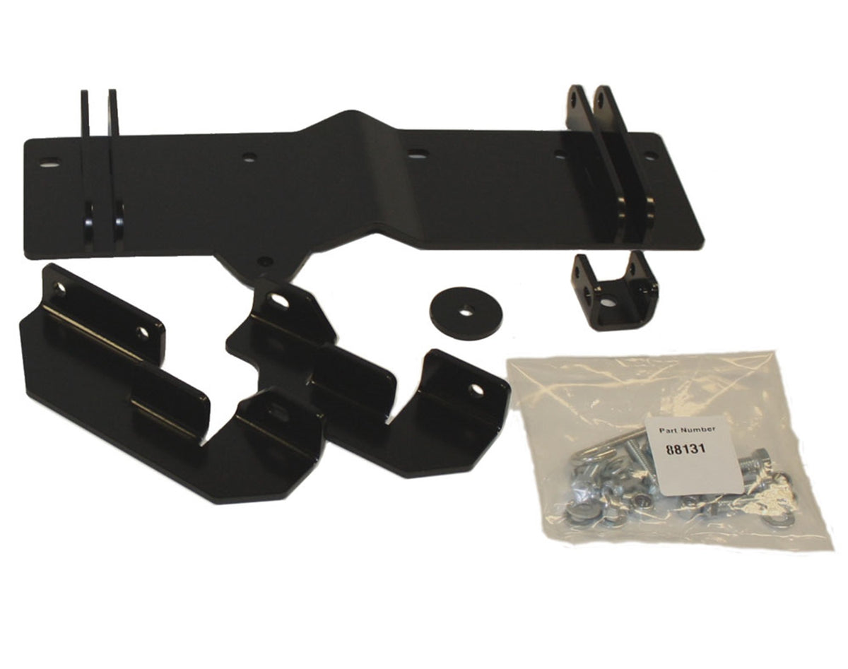 Black snow plow mount from Warn part number 87355