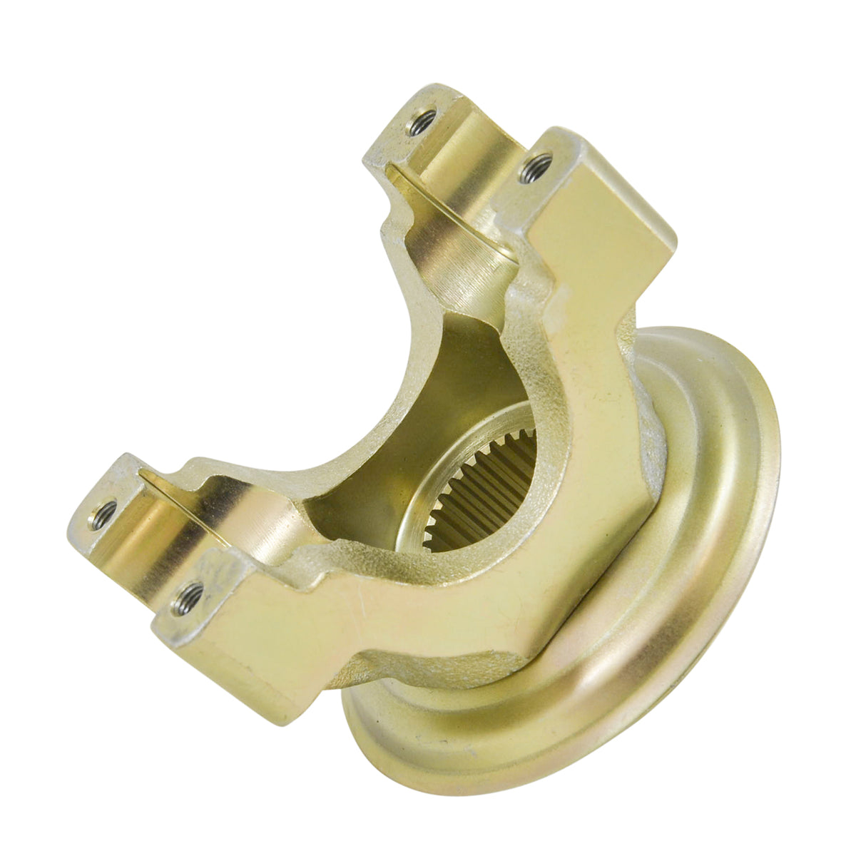 Steel differential end yoke from Yukon Gear and Axle part number YY C3432487