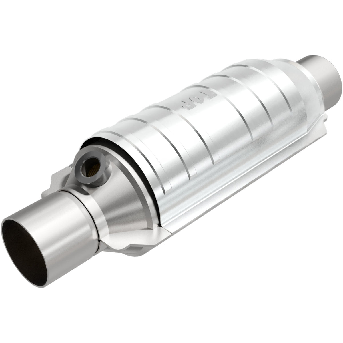 Stainless stainless steel catalytic converter from MagnaFlow Exhaust Products part number 408034
