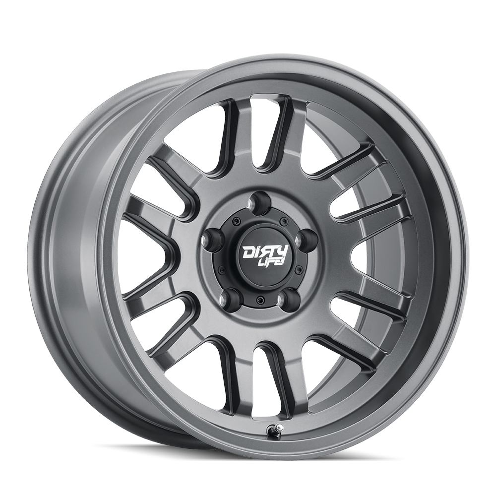 Graphite satin graphite alluminum wheel 17 diameter from DIRTY LIFE part number 9310-7973MGT12