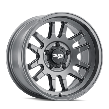 Graphite satin graphite alluminum wheel 17 diameter from DIRTY LIFE part number 9310-7973MGT12