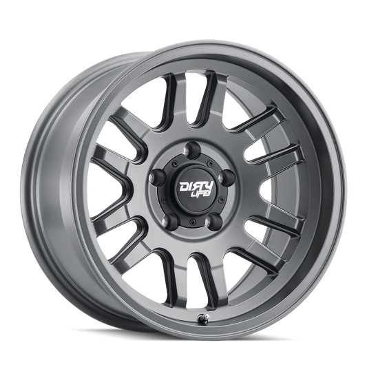 Graphite satin graphite alluminum wheel 17 diameter from DIRTY LIFE part number 9310-7973MGT12