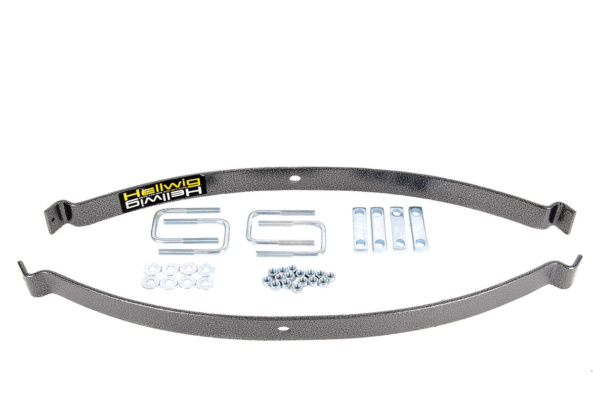 Silver hammertone leaf helper spring from Hellwig part number 983