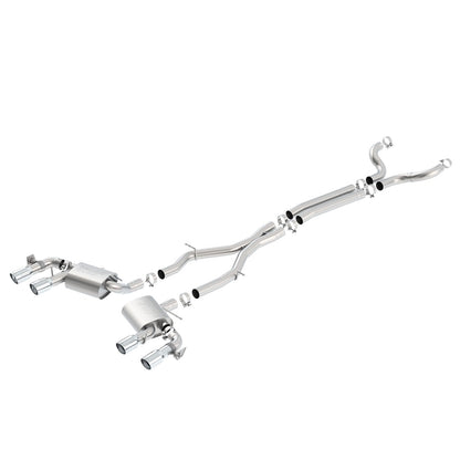 T-304 stainless steel exhaust system kit from Borla part number 140726