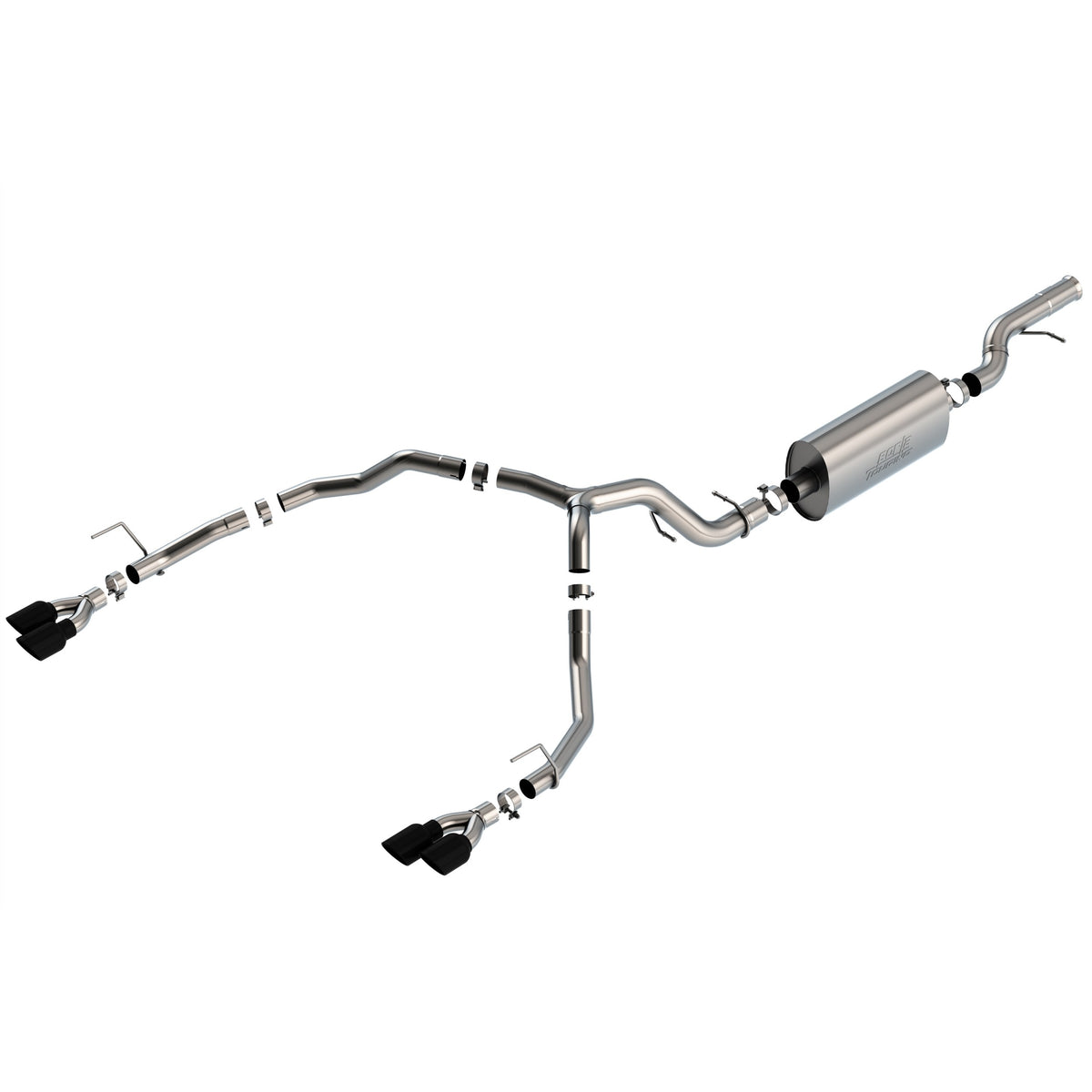 T-304 stainless steel exhaust system kit from Borla part number 140858BC