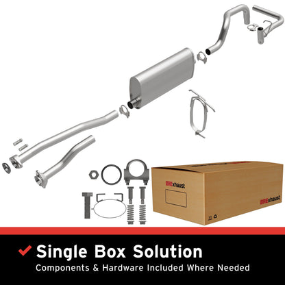 Satin exhaust system kit from BRExhaust part number 106-0178