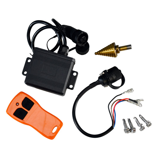 Orange plastic winch controller from Mile Marker part number 7078