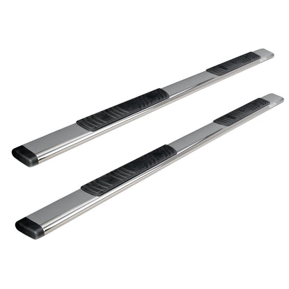 Silver stainless steel step nerf bar with mounting hardware from Big Country part number 395368806