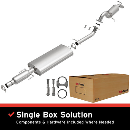 Satin exhaust system kit from BRExhaust part number 106-0062