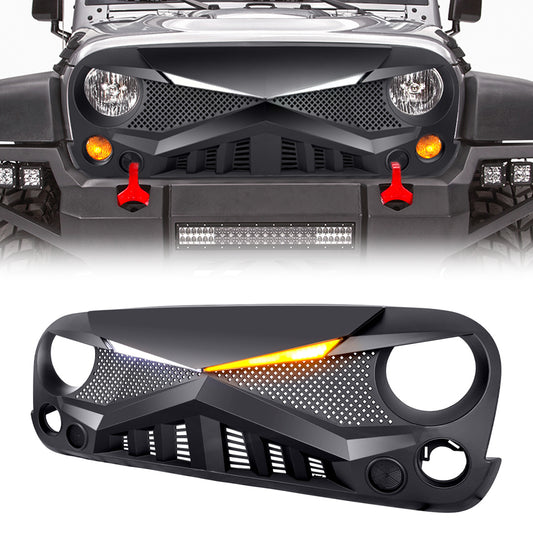 Matte black abs plastic grille from AMERICAN MODIFIED part number AMJPAA00126
