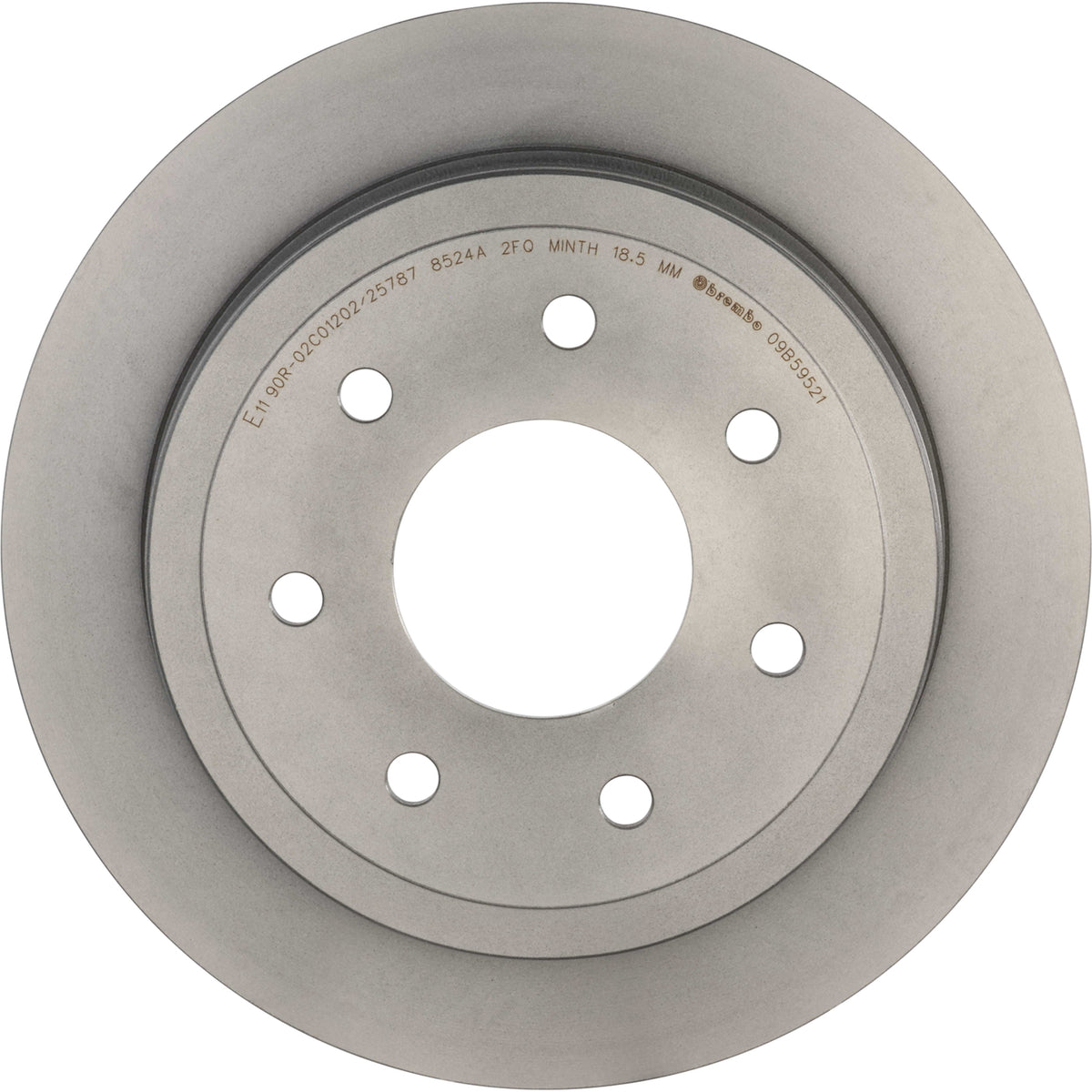 Gray cast iron disc brake rotor from Brembo part number 09.B595.21