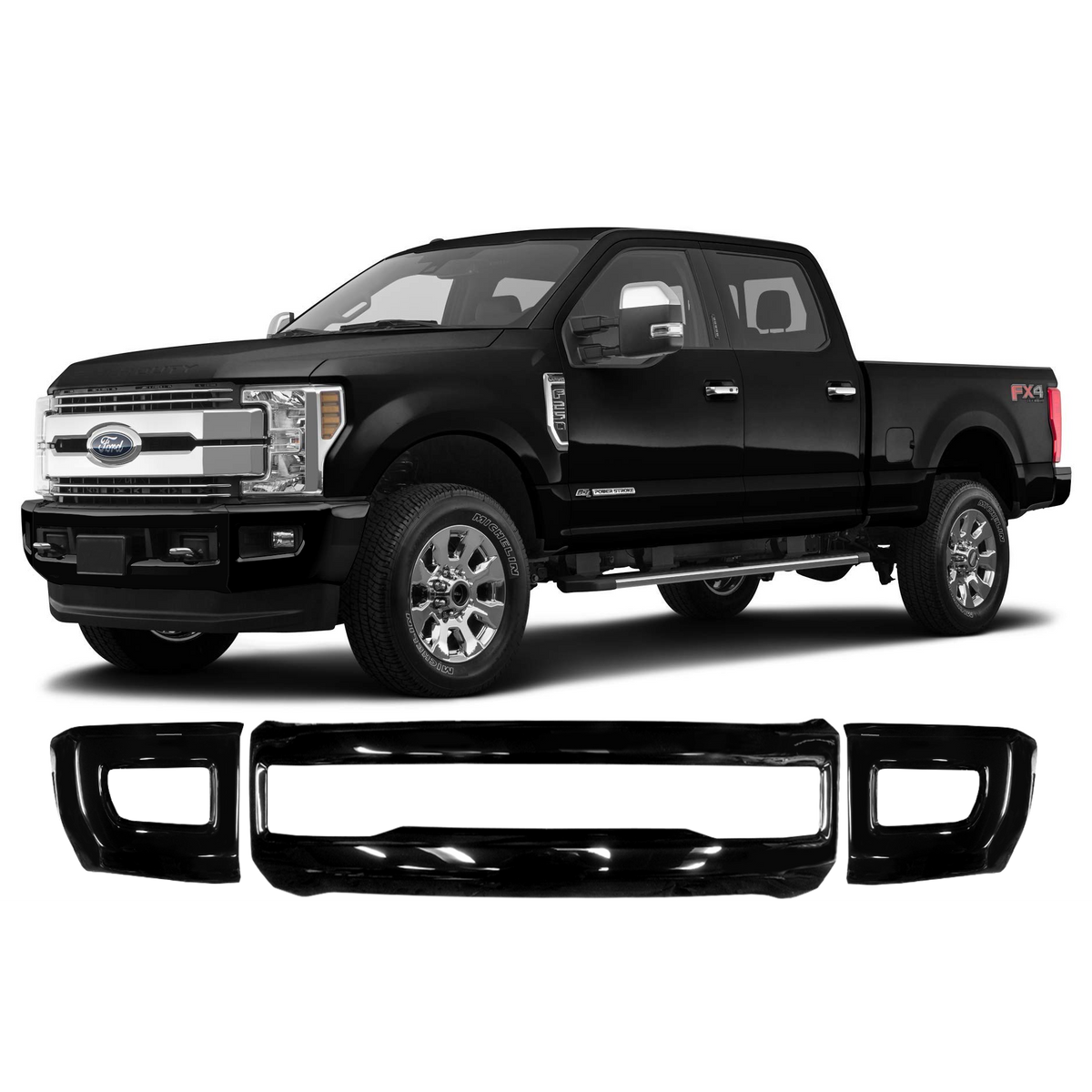 Gloss black bumper cover from Ecoological part number DD0301