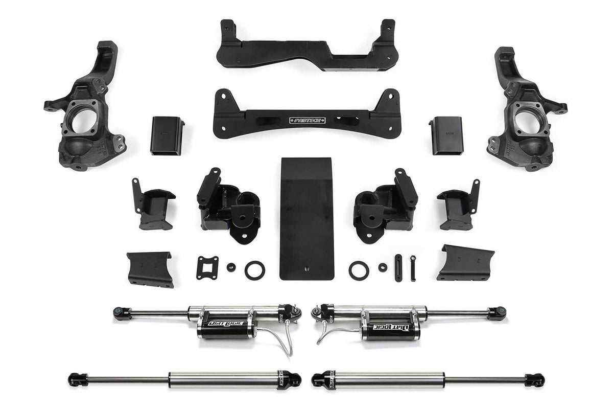 6" RTS Lift Kit 2020-24 Chevy Silverado 3500HD W/ Dirt Logic Shocks from Fabtech part number K1162DL