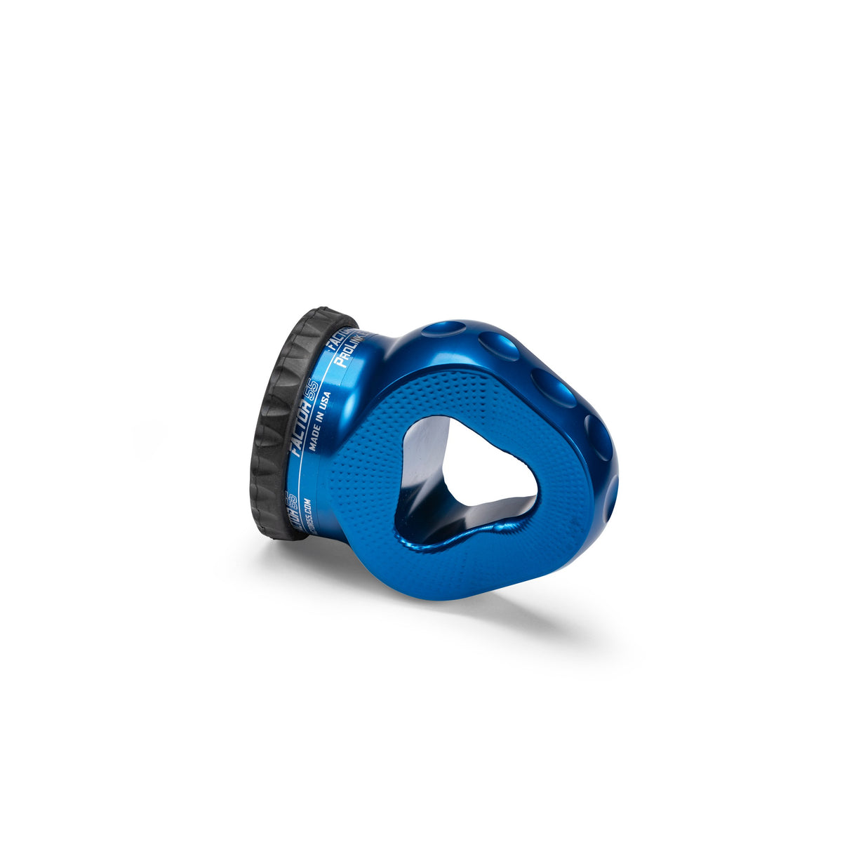 Blue bright dip anodized 6061 aluminum winch shackle from Factor 55 part number 00310-02