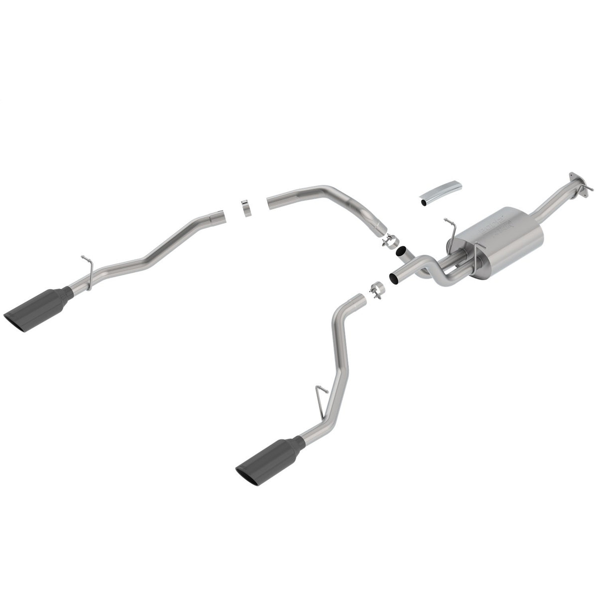 T-304 stainless steel exhaust system kit from Borla part number 140753BC