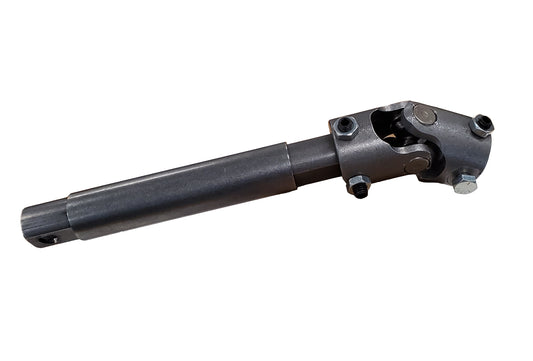 Natural steel steering shaft with mounting hardware from Borgeson part number 000939