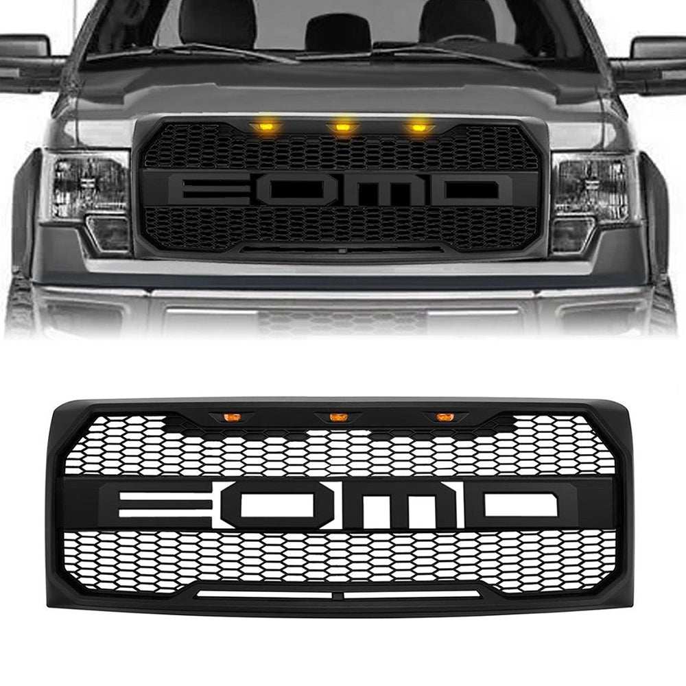 Matte black abs plastic grille from AMERICAN MODIFIED part number AMFMAA00108