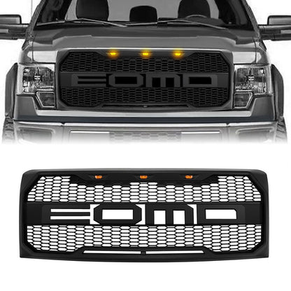 Matte black abs plastic grille from AMERICAN MODIFIED part number AMFMAA00108