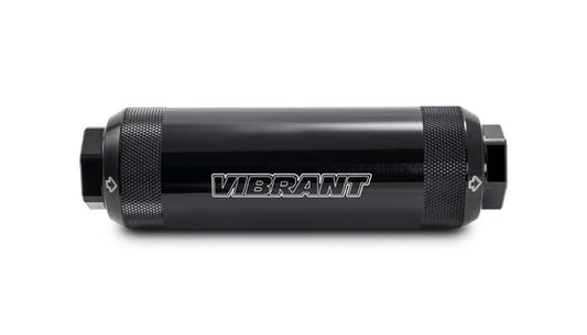 6061 aluminum fuel filter from Vibrant Performance part number 16288