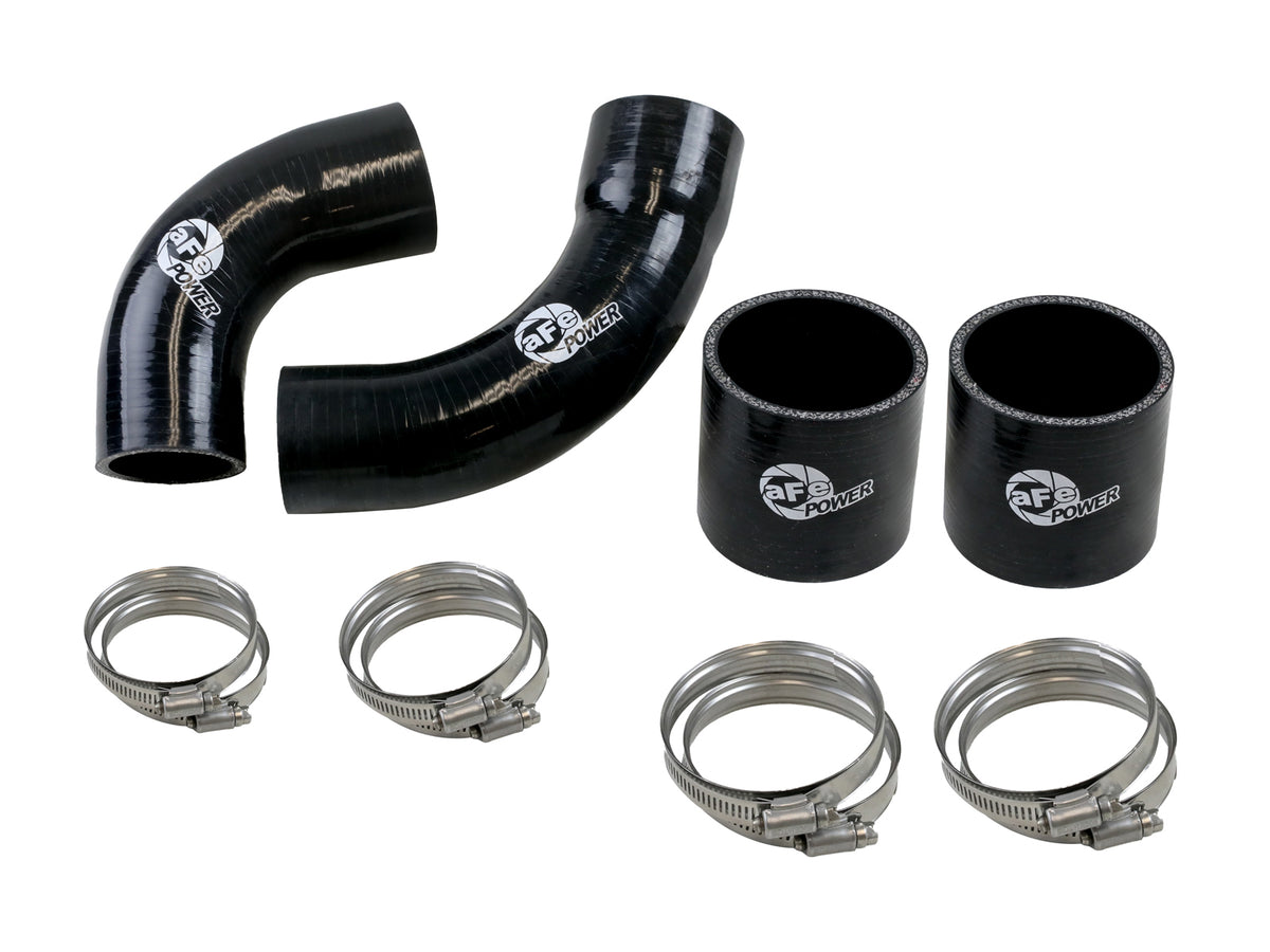 Black silicone intercooler boot kit from aFe Power part number 46-20560SSH