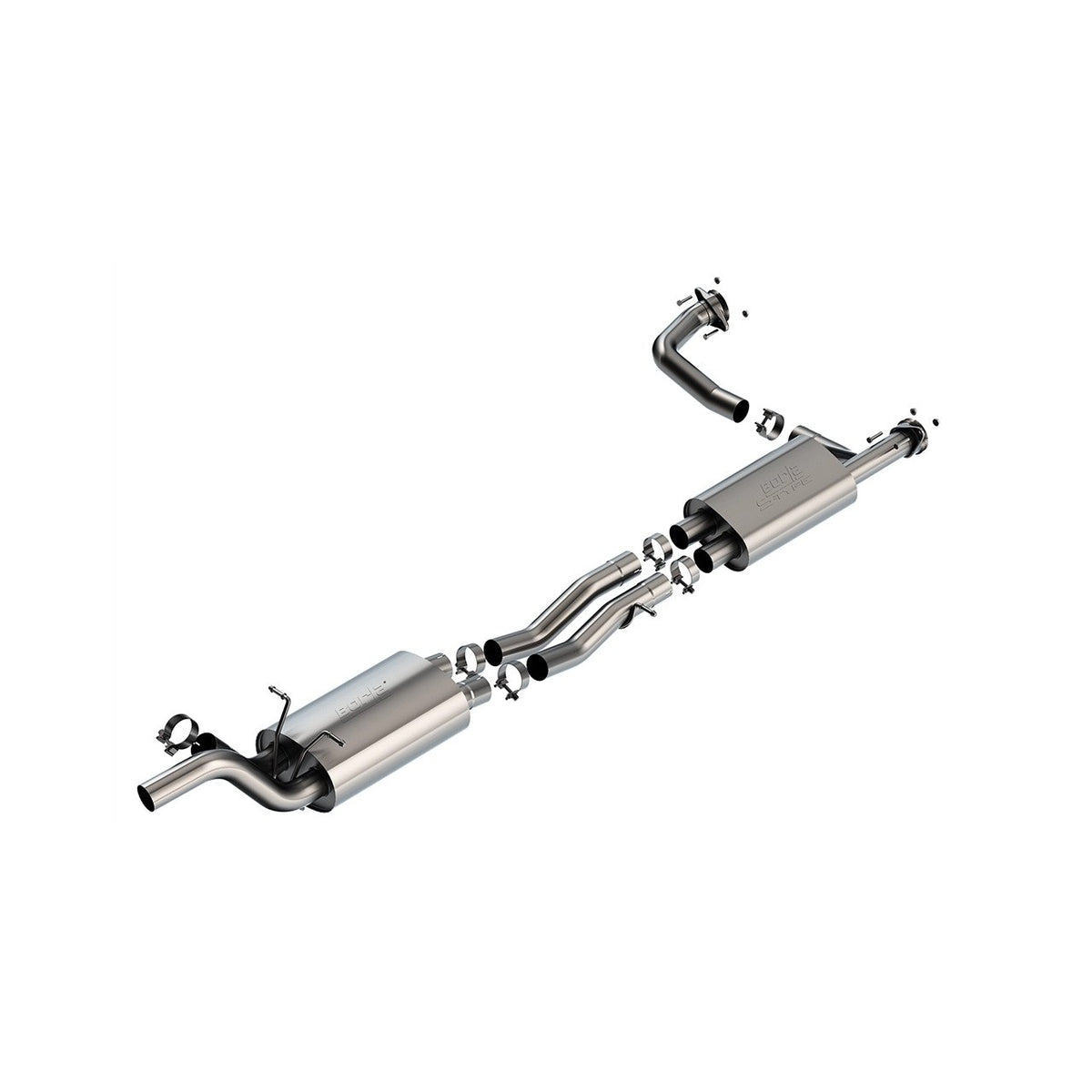 T-304 stainless steel exhaust system kit from Borla part number 60755