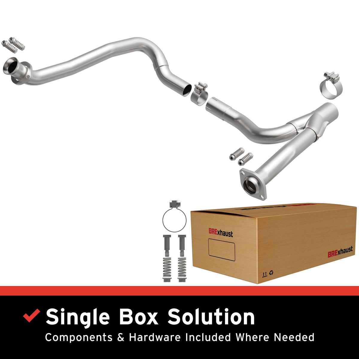 Exhaust Pipe Kit from BRExhaust part number 107-0386