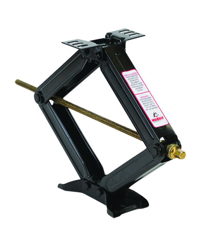 Black steel trailer jack from Husky Towing part number 88122