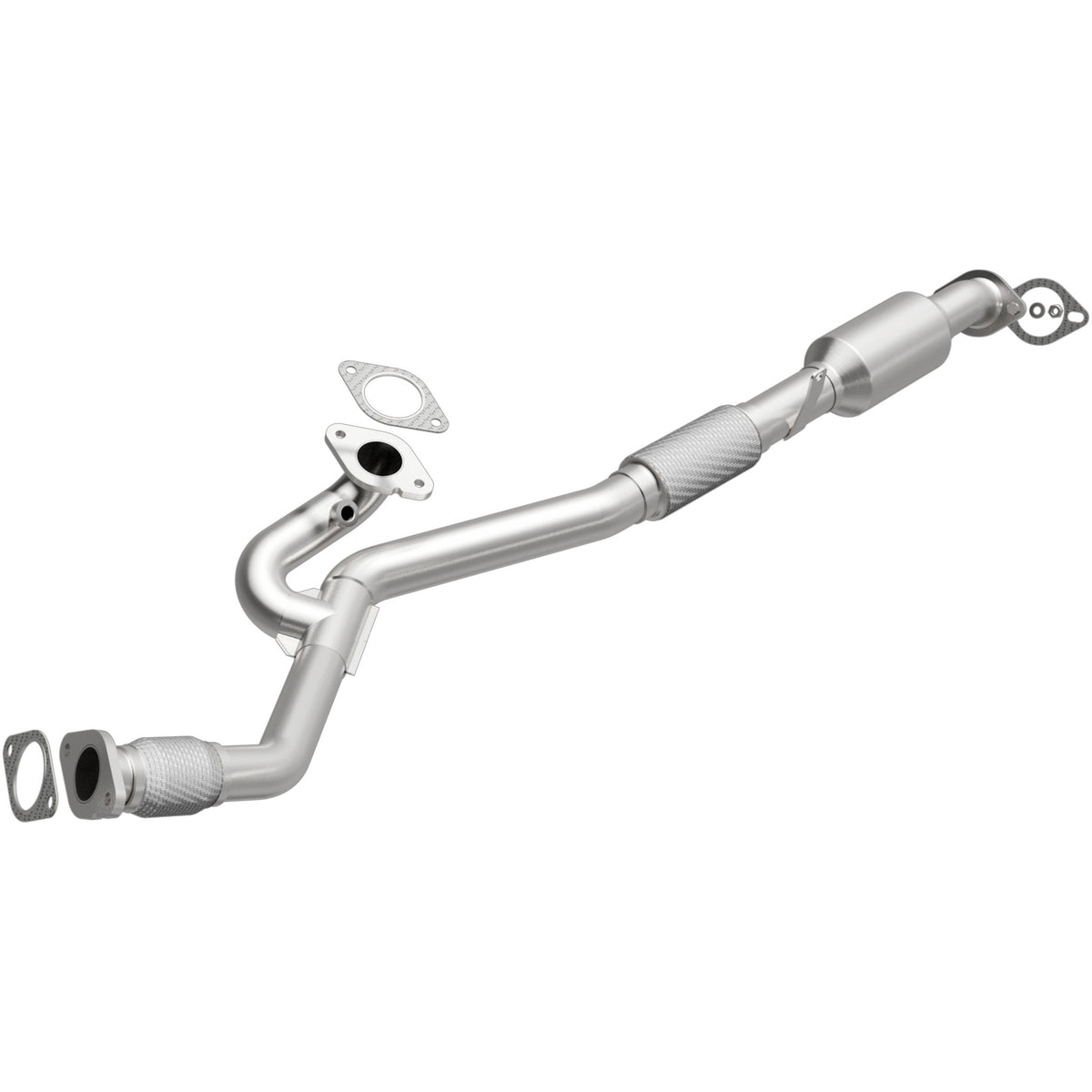 Stainless stainless steel catalytic converter from MagnaFlow Exhaust Products part number 557896