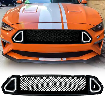 Matte black abs plastic grille from AMERICAN MODIFIED part number AMFMCA00607