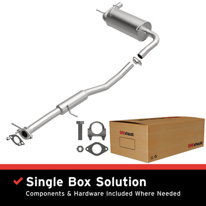 Satin exhaust system kit from BRExhaust part number 106-0246