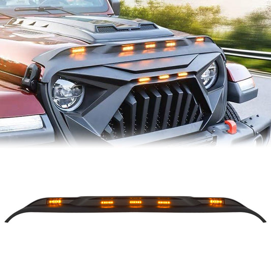 Matte black abs plastic stone deflector from AMERICAN MODIFIED part number AMJPCA00204
