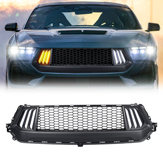 Glossy black abs plastic grille from AMERICAN MODIFIED part number AMFMCA00105