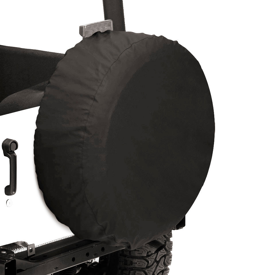 Black diamond spare tire cover from Bestop part number 61032-35