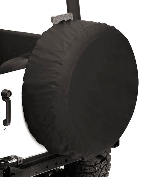 Black diamond spare tire cover from Bestop part number 61032-35