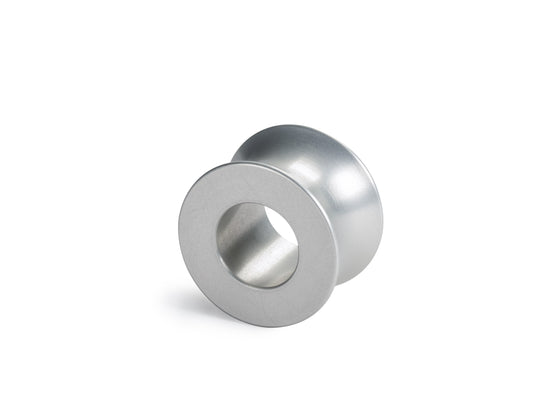 Silver type-ii anodized 6061 aluminum cable loop thimble from Factor 55 part number 00096