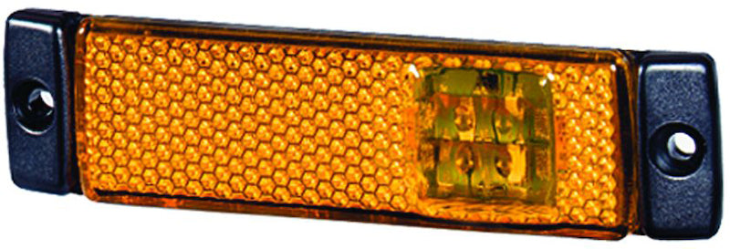 Black side marker light from Hella part number 008645011